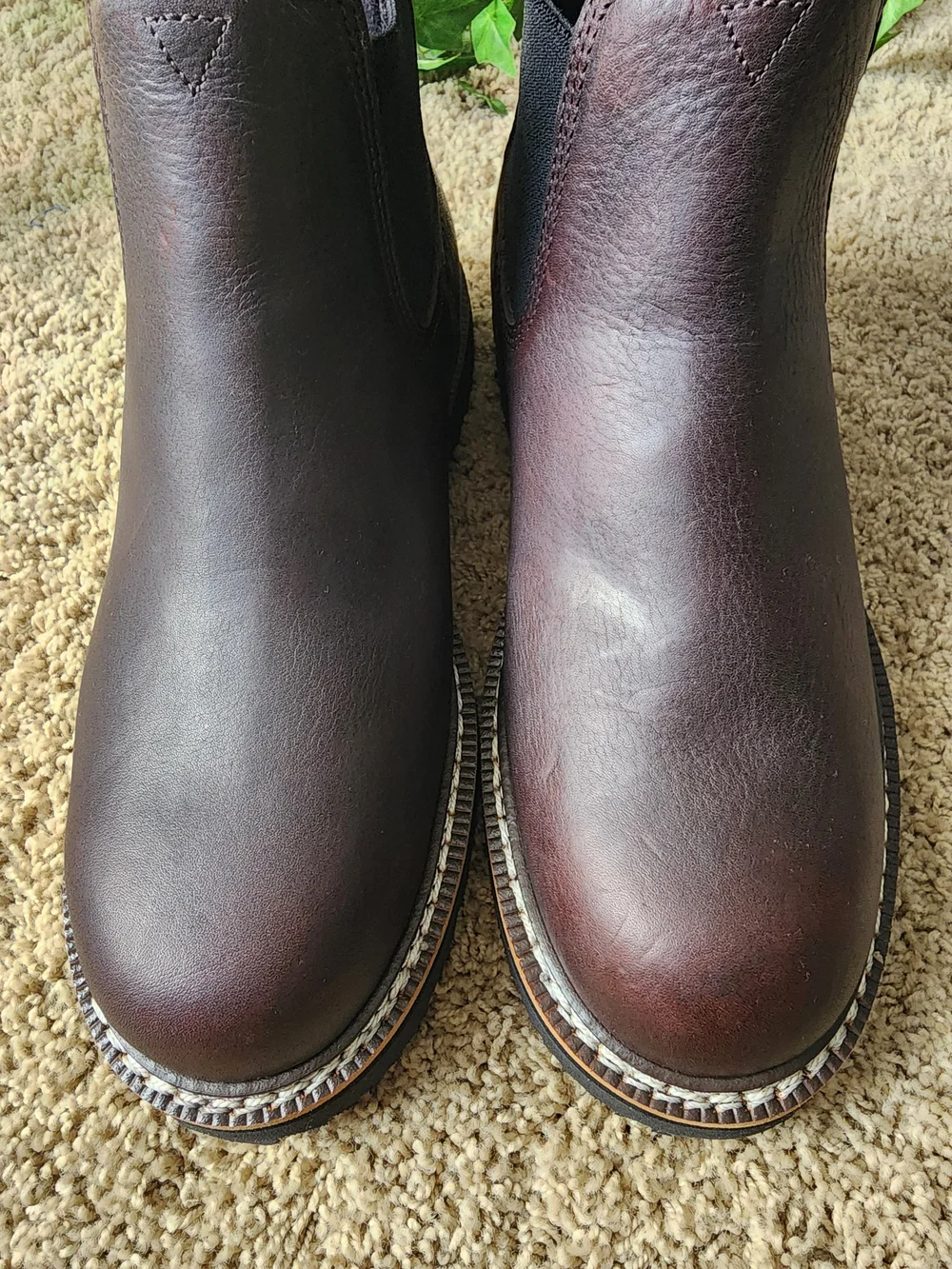 Georgia Boot Brown Leather Chukka Work Boots
